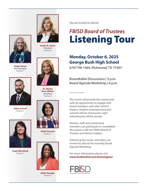 Listening Tour flyer